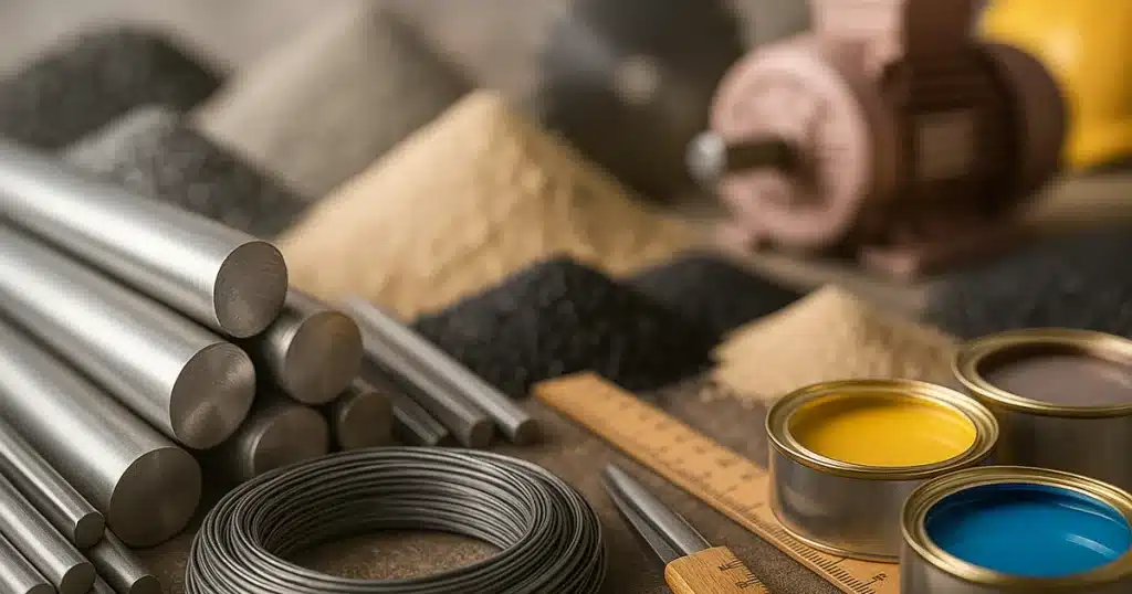 مواد اولیه صنعتی
