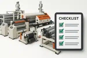 چکلیست فنی خرید دستگاه لمینت اکستروژن صنعتی